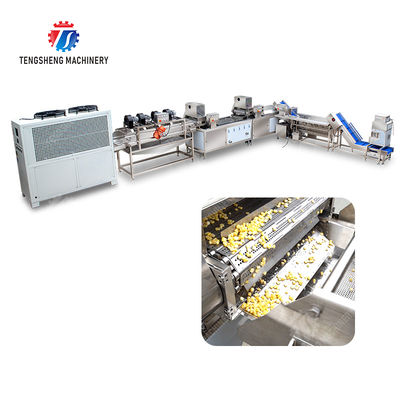 The corn threshing washing blanching production line Fruit Vegetable FOOD processing production Machine