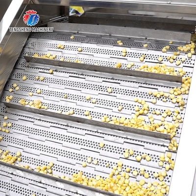 The corn threshing washing blanching production line Fruit Vegetable FOOD processing production Machine