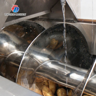 Selection roller brush bubble washing,drying,and cutting production line Fruit Vegetable FOOD processing production Machine