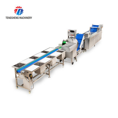 Fruit and vegetable selection, cutting and washing production line Fruit Vegetable FOOD processing production Machine