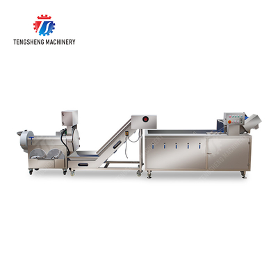 Fruit and vegetable cutting, hoisting and washing production line Fruit Vegetable FOOD processing production Machine