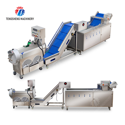 Fruit and vegetable cutting, hoisting and washing production line Fruit Vegetable FOOD processing production Machine