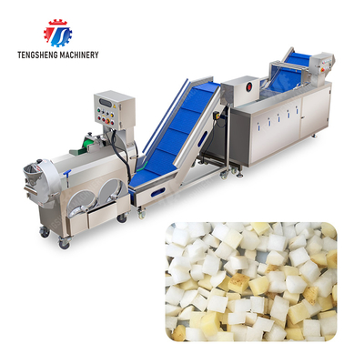 Fruit and vegetable cutting, hoisting and washing production line Fruit Vegetable FOOD processing production Machine