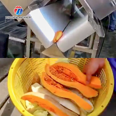 185KG 380V Commercial fruit and vegetable cutting machine carrot and eggplant cutting machine