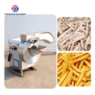 French fries cutting machine Potatoes and round tuber crops Carrots and longitudinal root vegetables Potato Carrot radish Taro Sweet potato Yam cucumber Cutting